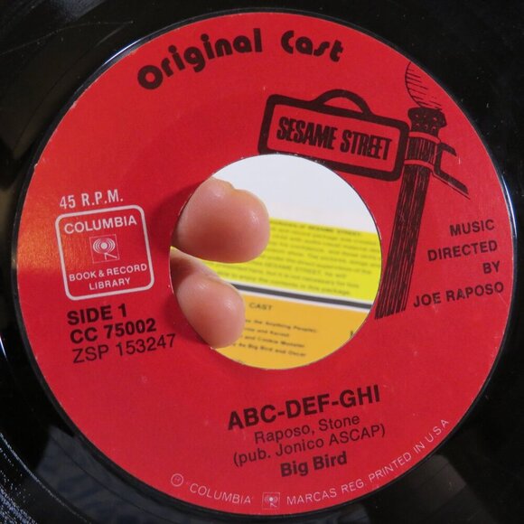 Sesame Street Book and (1) LP Vinyl Record (small) - Picture 11 of 13